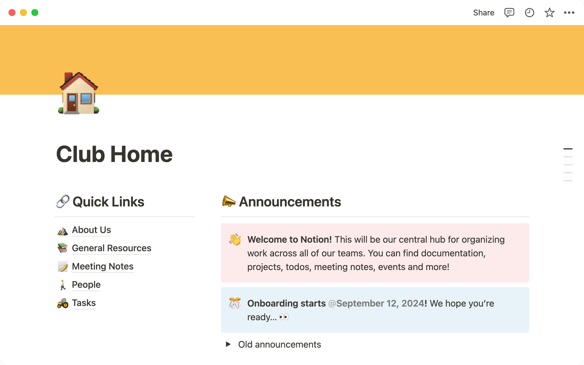 Centralisez les ressources, les projets et les événements de votre club.