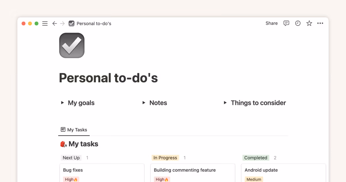 Organize, gerencie e acompanhe todo o seu trabalho com um painel de controle pessoal