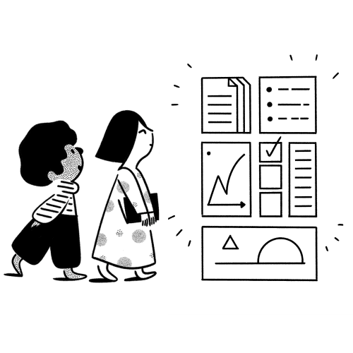 Illustration d’une organisation de fichiers