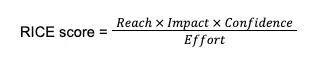 Rice model formula