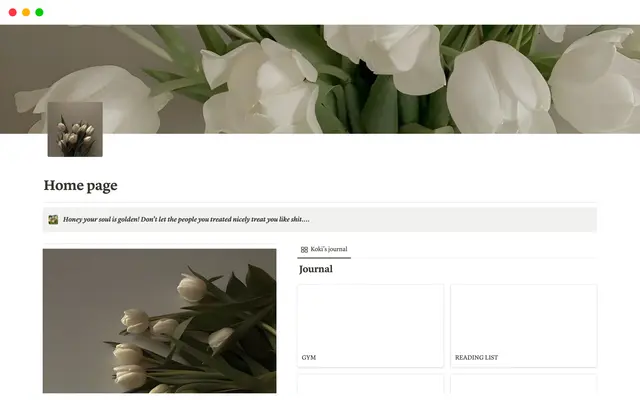 Home page