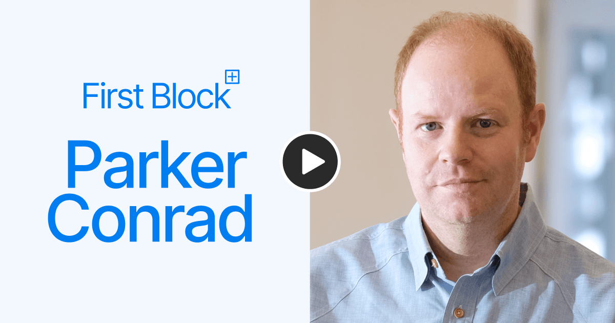 FirstBlock ParkerConrad 블로그 썸네일