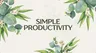Simple Productivity님의 프로필 사진