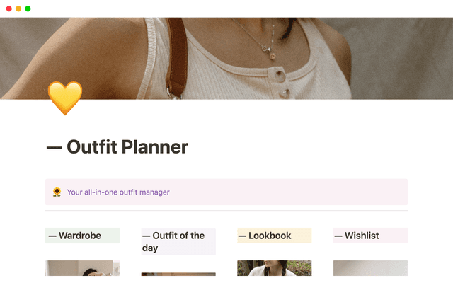 Outfit Tracker