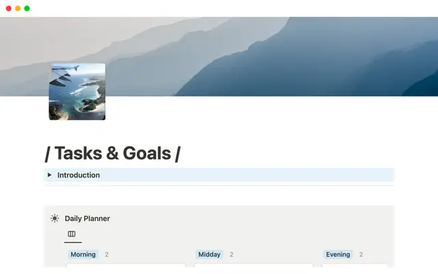 Tasks and Goals