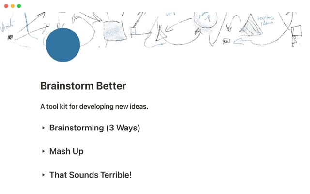 Brainstorm better
