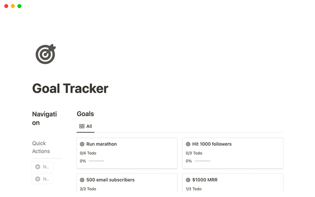 Goal Tracker