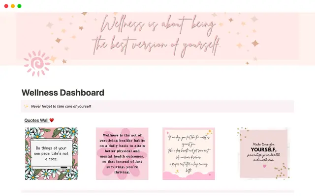 Wellness Dashboard