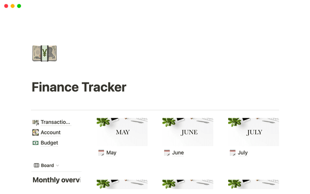 Finance Tracker