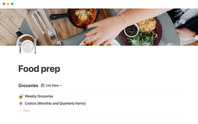 Food prep