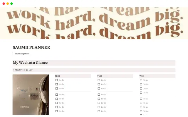 SAUMII PLANNER