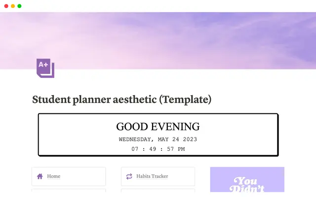 Cute Ultimate Student Planner