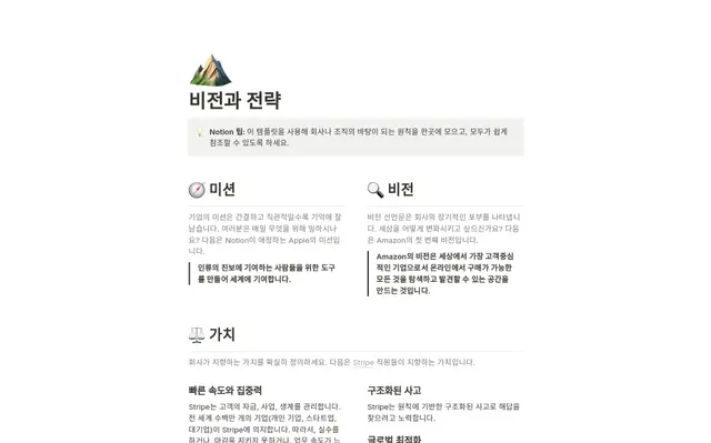 비전과 전략