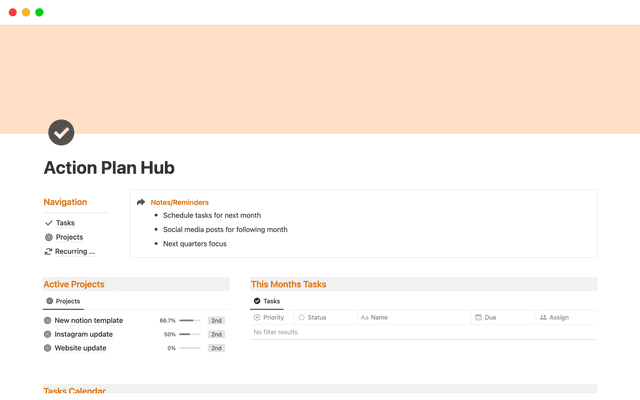 Action Plan Hub