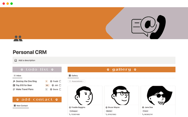 Personal CRM
