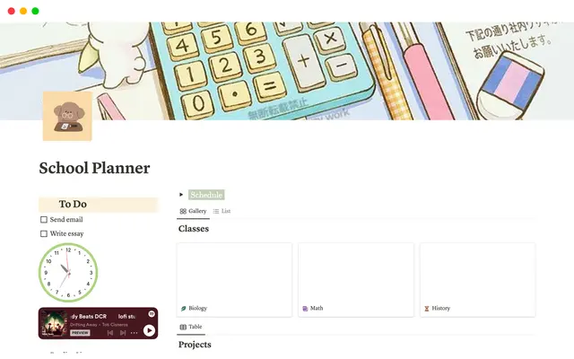 School Planner