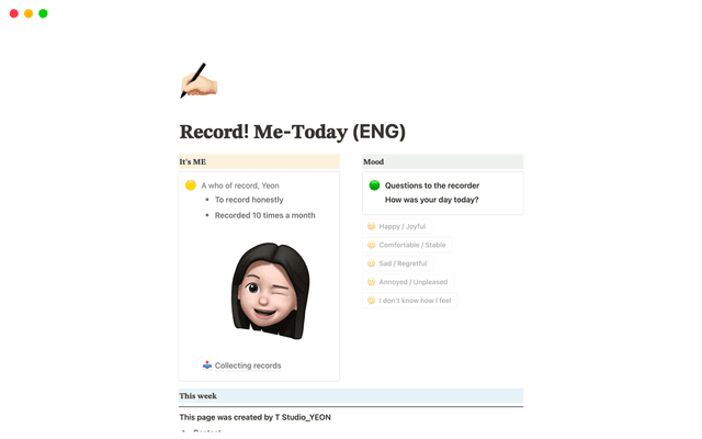 Record! Me-today